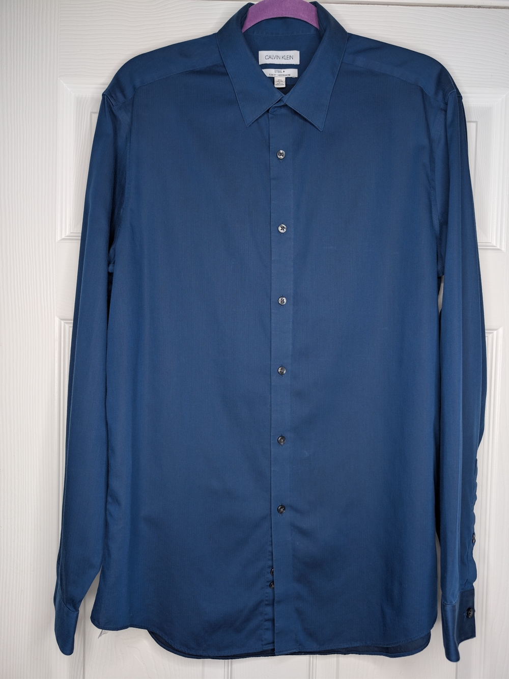 Calvin Klein Men’s Navy Blue Dress Shirt